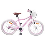 vidaXL Bicicletă pentru Copii 20 Inci pentru 6-11 ani Roz deschis 42009541