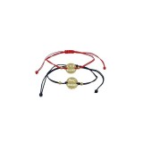 Set de 2 bratari pentru cupluri personalizate cu initiale si data