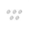 Set 5 magneti foarte puternici, gri, disc, simplu, 5 mm X 2 mm