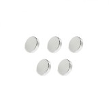 Set 5 magneti foarte puternici, gri, disc, simplu, 5 mm X 2 mm