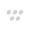 Set 5 magneti foarte puternici, gri, disc, simplu, 10 mm X 3 mm