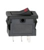 Interupator basculant 1 circuit 3 pini OFF-ON LED rosu 12V 15A cu retinere, Oem