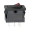 Interupator basculant 1 circuit 3 pini OFF-ON LED rosu 12V 15A cu retinere