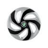 Set 4 capace roti Rex Gri-Negru R16 pentru gama auto Skoda, Autohelix MSA