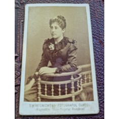 Fotografie doamna Cristofor, tip CDV