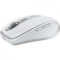 Mouse wireless Logitech MX Anywhere 3S, 2.4GHz&amp;Bluetooth, Silent, Scroll MagSpeed, Multidevice, USB-C, Pale Grey