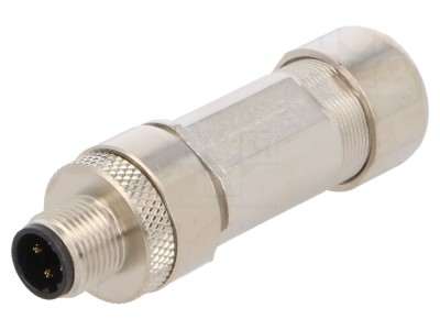 Mufă M12 4 PIN Ethernet pe Cablu foto