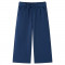 Pantaloni pentru copii cu picioare largi, bleumarin, 116 GartenMobel Dekor