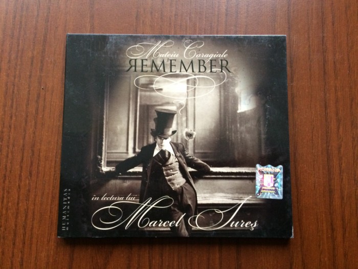 mateiu i. caragiale remember in lectura lui marcel iures audiobook cd disc humanitas multimedia 2011