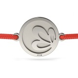 Bratara din argint model Floare de lotus gravata, Atcom