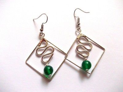 cercei jad verde 43276 foto