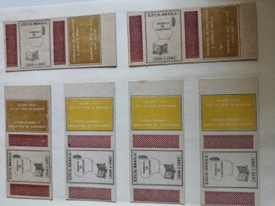 superba colectie cutii chibrituri PAL Braila , REPUBLICA SOCIALISTA ROMANIA , stare exceptionala foto