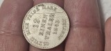1/12 taler 1843 S , argint