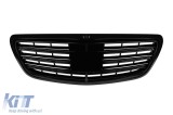 Grila din lac negru tip A Design potrivita pentru Mercedes S-Class W222 2013-2020 fara Night Vision Performance AutoTuning