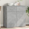Gossi servanta, gri beton, 79x38x80 cm, lemn compozit