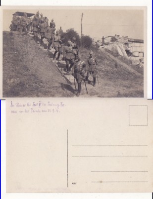 Focsani -WWI,WK1-Kaiser Wilhelm II -militara,rara foto