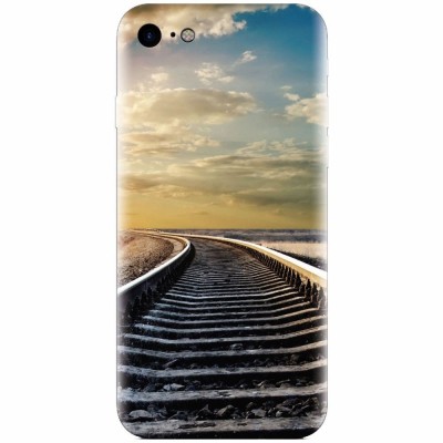 Husa silicon pentru Apple Iphone 6 Plus, Railroad Horizon foto