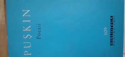 Poezii A. S. Puskin 1962 foto