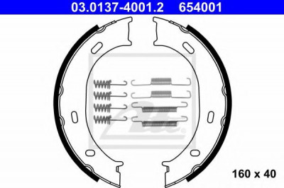 Set saboti frana, frana de mana MERCEDES SPRINTER 3-t platou / sasiu (903) (1995 - 2006) ATE 03.0137-4001.2 foto