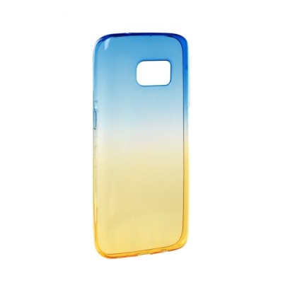 Husa Pentru SAMSUNG Galaxy S7 - Gradient TSS, Albastru/Auriu foto