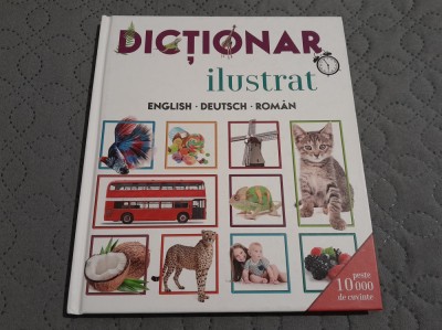 Dictionar vizual roman englez german foto