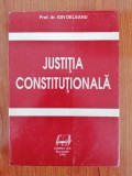 Ion Deleanu, Justiția constituțională
