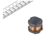 Inductor SMD 18uH 150m&Omega; -40&divide;125&deg;C &plusmn;20% 5,2x5,8x5,2mm