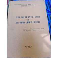 Christopher Givan - Texts for the special coure in 20th century american literature
