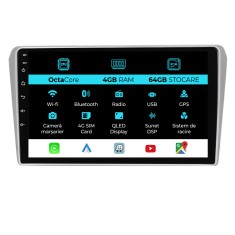 Navigatie Dedicata Toyota Avensis (2002 - 2008), 9 Inch, 4Gb Ram, 64Gb stocare, Carplay