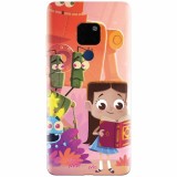 Husa silicon pentru Huawei Mate 20, Children Kids Robots Illustration Colorful K