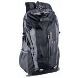 Rucsac de drumetie gri din neopren, 30L, ergonomic, 50x30x20 cm