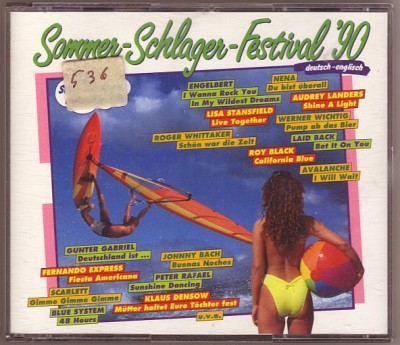 CD 2xCD Various &amp;lrm;&amp;ndash; Sommer-Schlager-Festival &amp;#039;88 (EX) foto