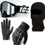 Cumpara ieftin Set accesorii moto -off road-atv-bicicleta-tricicleta:Ochelari,manusi si cagula, set Marime L