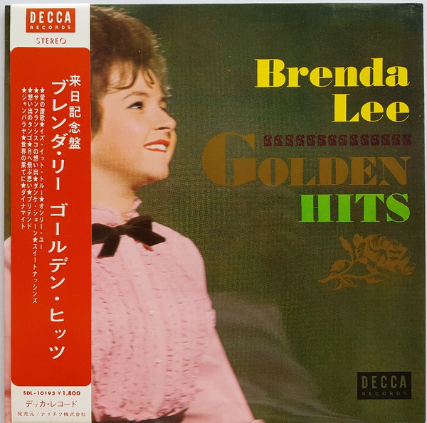 Vinil &quot;Japan Press&quot; Brenda Lee &lrm;&ndash; Brenda Lee Golden Hits (G+)