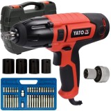 Yato YT-82123 + Hyundai HY-26001004 - Rotopercutor SDS-Plus 1100 W 5 J valiza plastic + Set burghie SDS-Plus 5-10 mm 4 bucati
