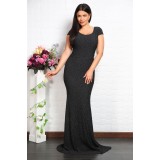 Rochie Lunga cu insertii stralcitoare - 42Marimea