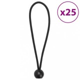 Cumpara ieftin Corzi elastice cu bile, 25 buc., 21 x 0,5 cm