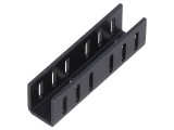 Radiator Extrudat U Negru 50mm x 12mm x 15mm TO220