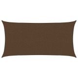 Cumpara ieftin Panza parasolar, maro, 2,5x4,5 m, HDPE, 160 g/m&sup2;