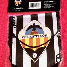 Fanion fotbal - CD CASTELLON (Spania) produs nou, oficial