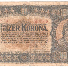 SV * Ungaria 1000 KORONA / COROANE 1923 * Sf. Stefan * +/- VG