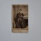 CDV Romania, Doamna in rochie cu crinolina, ca. 1865-70