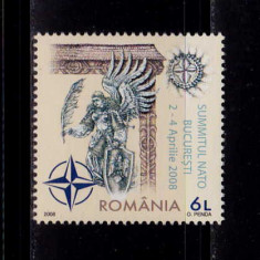 RO 2008 LP 1798 "Summitul NATO Buc. " , serie , MNH