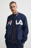 Fila geaca bomber Logrono barbati, culoarea albastru marin, de tranzitie, FAM0679