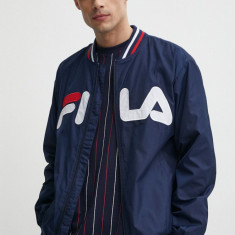 Fila geaca bomber Logrono barbati, culoarea albastru marin, de tranzitie, FAM0679