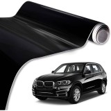 Folie auto pentru colantare integrala, Termoplastica, cu tehnologie &quot;BUBBLE FREE&quot;, culoare Negru, finisaj Lucios, dimensiune 3,0m x 1,52m