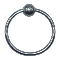 Inel penis oțel inoxidabil cu bilă (32 mm)