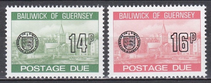 Guernsey 1980 - Portul St. Peter din Guernsey - Timbre de taxă, MNH