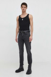 Karl Lagerfeld Jeans jeansi barbati, culoarea gri