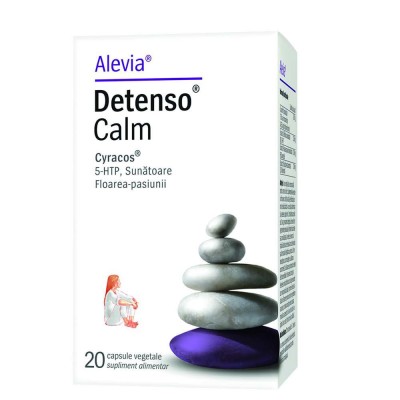 Supliment Impotriva Starilor de Stres Detenso Calm 20 capsule Alevia foto